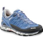 Chaussures trail Meindl Lite Trail bleues en fil filet en gore tex à motif fleurs look fashion pour femme 