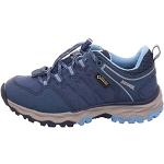 Chaussures de randonnée Meindl bleus azur en fil filet en gore tex imperméables Pointure 39 look fashion pour enfant 