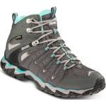 Meindl - Chaussures de randonnée journée en Gore-Tex - Respond Lady Mid II GTX Anthracite/Turquoise pour Femme - Taille 4,5 UK - Gris