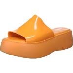 Sandales compensées Melissa orange look fashion pour femme 