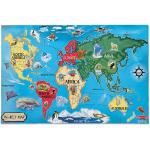 Puzzles Melissa & Doug imprimé carte du monde 