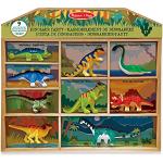 Figurines Melissa & Doug en bois à motif dinosaures de 9 cm de dinosaures en promo 