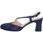 Chaussures Melluso bleues en daim en daim Pointure 36 look fashion pour femme 