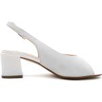 Sandales à talons Melluso blanches en cuir à talons carrés Pointure 41 pour femme 