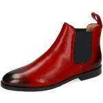 Boots Chelsea Melvin & Hamilton rouges en cuir Pointure 40 look fashion pour femme 
