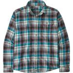 Men’s Long-Sleeved Cotton in Conversion Lightweight Fjord Flannel Shirt Belay Blue - L