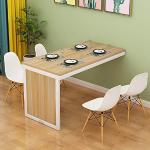 Table pliante, table à manger carrée pour la maison, 100 x 60 x 74 cm, petit  bureau/table d'étude, une petite table multifonction (couleur : B) (A) :  : Cuisine et Maison