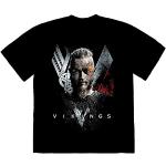 T-shirts fashion Exceed noirs Vikings Taille L look fashion pour homme 