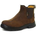 Chaussures de travail  Grafters marron antistatiques pour pieds larges Pointure 44 look fashion pour homme 