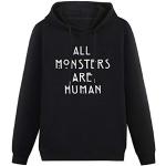 Men's Hoody American Horror Story All Monsters are Human Personality Hoodies Pullover Cotton Blend Sweatshirts L