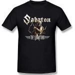 Men's Sabaton Short Sleeve T-Shirt Adult Tee Shirts S Black 3XL