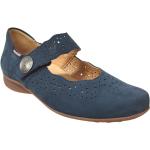 Chaussures casual Mephisto bleues en cuir Pointure 40 avec un talon jusqu'à 3cm look casual pour femme 