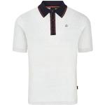 Merc of London Ansty Men's Knitted Polo Shirt in Vanilla, Large