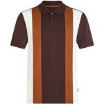 Merc of London Homme Bidwell Polo Shirt, Dark Brown, XL EU