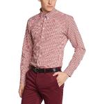 Merc of London - Japster - Chemise habillée - Coupe droite - Homme - Rouge (Blood Red 309) - Taille: S