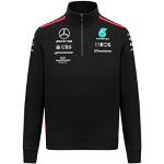 Sweats noirs à rayures en jersey F1 Mercedes AMG Petronas Taille L look fashion pour homme 