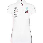 Polos Mercedes Benz blancs F1 Mercedes AMG Petronas Taille XL pour femme 