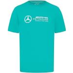 T-shirts basiques bleus en jersey F1 Mercedes AMG Petronas Taille XXL pour homme 