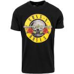 T-shirts fashion noirs à logo en coton Guns N' Roses à manches courtes Taille S classiques pour homme en promo 