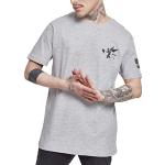 T-shirts gris à manches courtes Linkin Park à manches courtes à col rond Taille S look fashion pour homme 