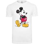 T-shirts col rond blancs en coton Mickey Mouse Club Mickey Mouse à manches courtes à col rond Taille M look sportif pour homme en promo 