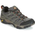 Chaussures de randonnée Merrell Moab grises en fil filet en gore tex imperméables Pointure 41 look fashion pour homme 