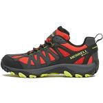 Chaussures de randonnée Merrell Accentor rouges en cuir synthétique en gore tex imperméables Pointure 43,5 look fashion pour homme 