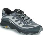 Chaussures de randonnée Merrell Moab Speed grises en fil filet en gore tex pour homme en promo 