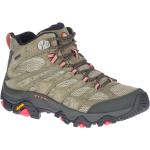 Chaussures de randonnée Merrell Moab vertes en gore tex légères Pointure 41 pour femme 