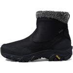 Chaussures de randonnée Merrell noires en polaire à motif moutons imperméables à fermetures éclair Pointure 40 look fashion pour femme 