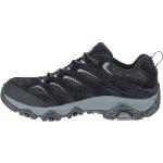 Chaussures de randonnée Merrell Moab grises en caoutchouc en gore tex imperméables Pointure 43 look fashion pour homme en promo 