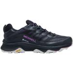 Chaussures de randonnée Merrell Moab Speed noires en fil filet en gore tex légères pour femme en promo 