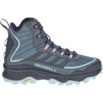 Chaussures de randonnée Merrell Moab Speed bleues tressées en caoutchouc en gore tex imperméables Pointure 41 pour homme 