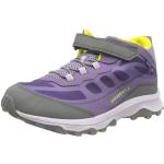 Chaussures de randonnée Merrell Moab Speed violettes en caoutchouc imperméables Pointure 34,5 look fashion pour enfant 