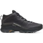Chaussures de randonnée Merrell Moab Speed noires en fil filet en gore tex légères pour homme en promo 