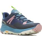 Chaussures de randonnée Merrell Siren bleues en caoutchouc en gore tex Pointure 37,5 pour femme 