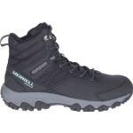 Chaussures de randonnée Merrell noires en cuir synthétique étanches à lacets Pointure 41 pour femme 