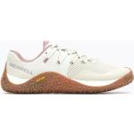Chaussures de running Merrell beiges en fil filet respirantes Pointure 37 look fashion pour femme en promo 