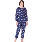 Pyjamas Merry Style bleu marine à carreaux à motif licornes look fashion pour fille de la boutique en ligne Amazon.fr 