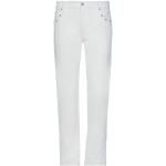 Pantalons taille basse Messagerie blancs en coton pour homme 