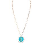 Messika grand collier Turquoise Lucky Move en or rose 18ct