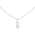 Messika grand collier Move Uno en or blanc 18ct - Argent