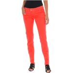 Jeans slim MET rouges en coton Taille 3 XL pour femme 