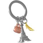 Porte-clés souvenir argentés à motif Tour Eiffel Tour Eiffel look fashion 