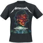 T-shirts geek noirs Metallica lavable en machine Taille XXL look fashion pour homme 