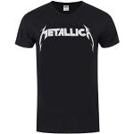 T-shirts à imprimés noirs Metallica Taille XL look fashion pour homme 