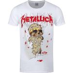 T-shirts fashion pour fêtes de Noël en coton Metallica Taille S look fashion pour homme 