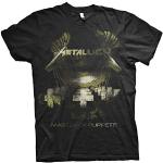 T-shirts à imprimés noirs Metallica Taille L look fashion pour homme 