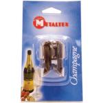 Metaltex Bouchon à champagne - Gris Rond Inox - 8002522572500