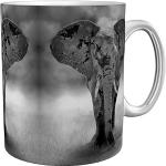 Tasses à café Metalum multicolores à motif éléphants 